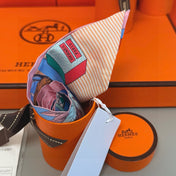 HERMES 25S SILK NECKERCHIEF 86 IN SILK 714362