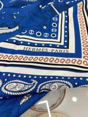 TATOUAGES MARINS BANDANA SHAWL 135 CM COLORFUL 385443