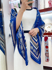 TATOUAGES MARINS BANDANA SHAWL 135 CM COLORFUL 385443