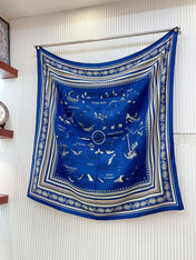 TATOUAGES MARINS BANDANA SHAWL 135 CM COLORFUL 385443