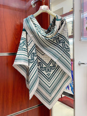 LES ROUES DE PHAETON BANDANA SHAWL 140 CM COLORFUL 385445