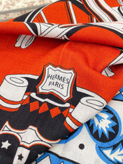 LES ROUES DE PHAETON BANDANA SHAWL 140 CM COLORFUL 385446