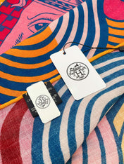 SCARF 140 CM COLORFUL 388171