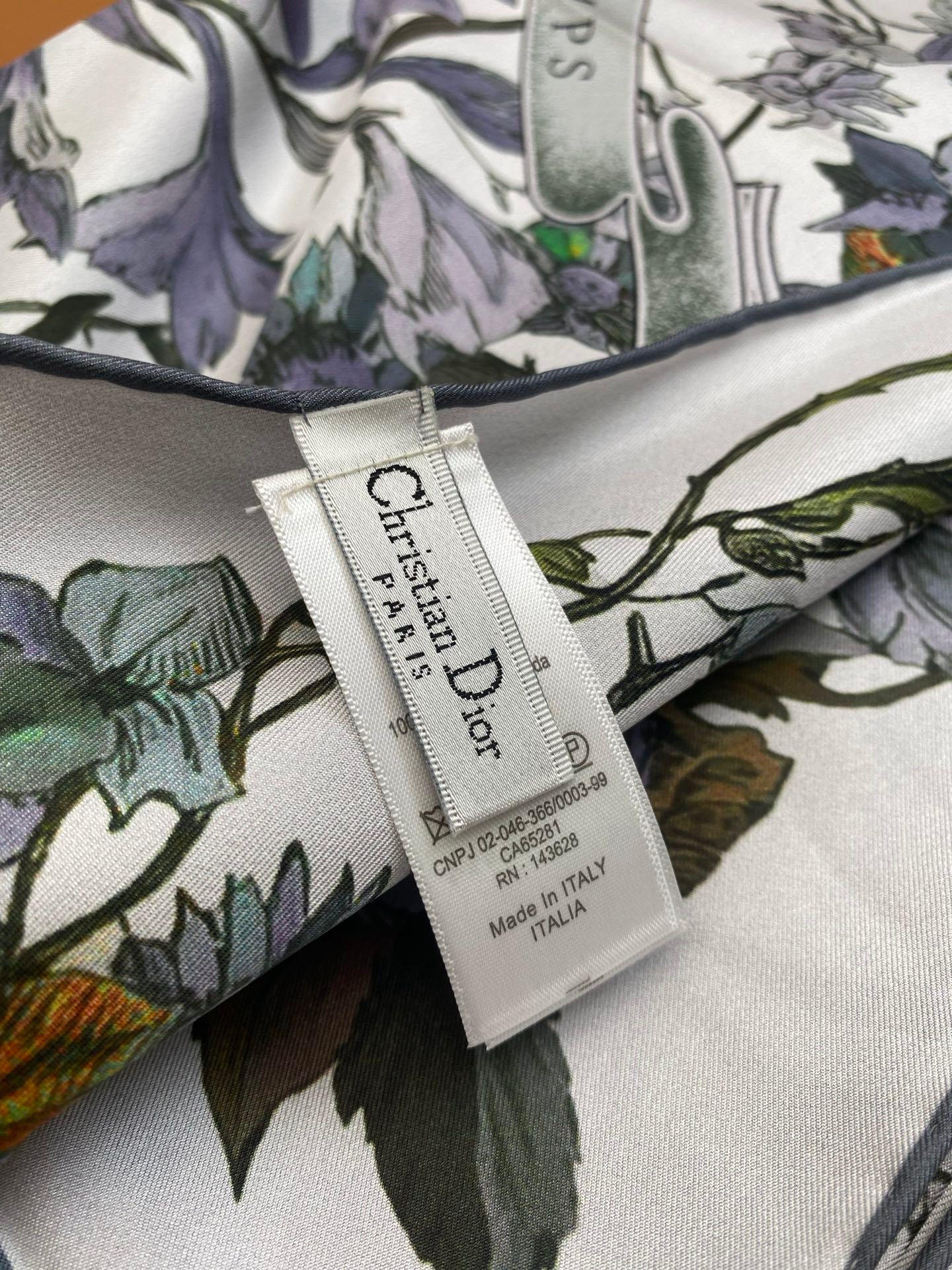 DIOR SCARF 90 CM IN SILK FABRIC 703661