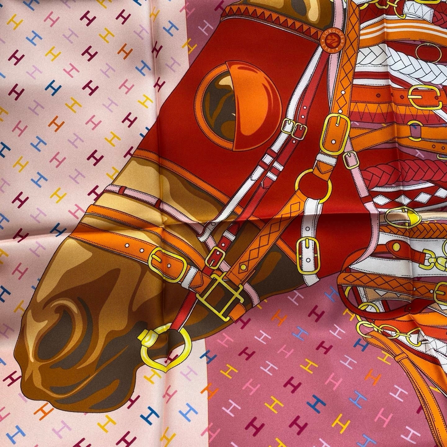 HERMES 25S SCARF 90 IN SILK 703682