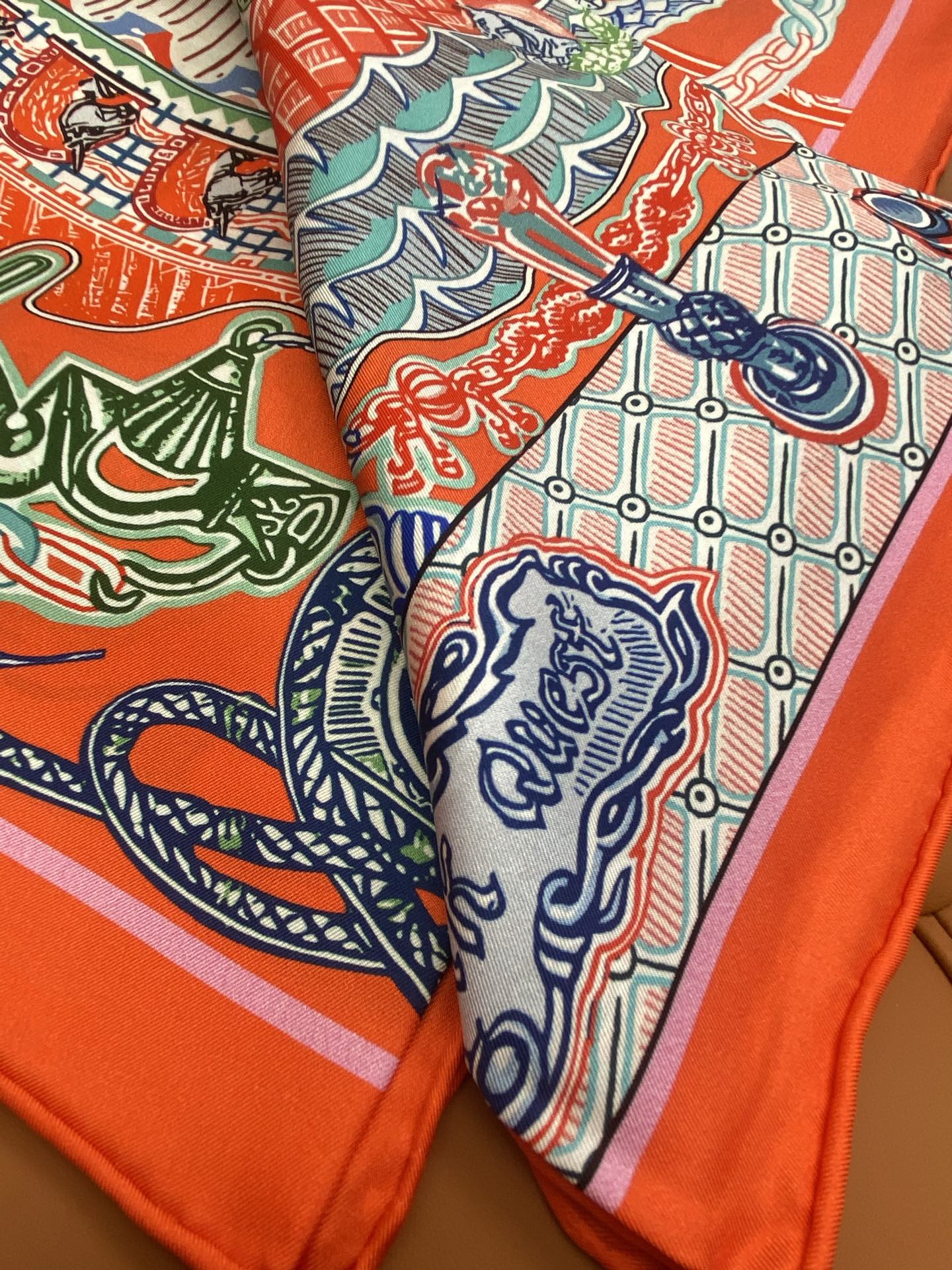 HERMES 25S SCARF 90 IN SILK 703684