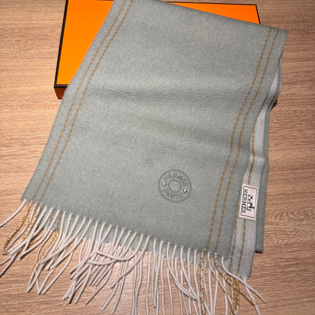 SCARF 200 CM IN DOVE GRAY CASHMERE