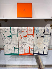 HERMES 25S SCARF 90 IN SILK 706581