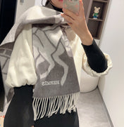 CASAQUE PORTE-CLEFS MUFFLER 180 CM SPANISH GRAY CASHMERE