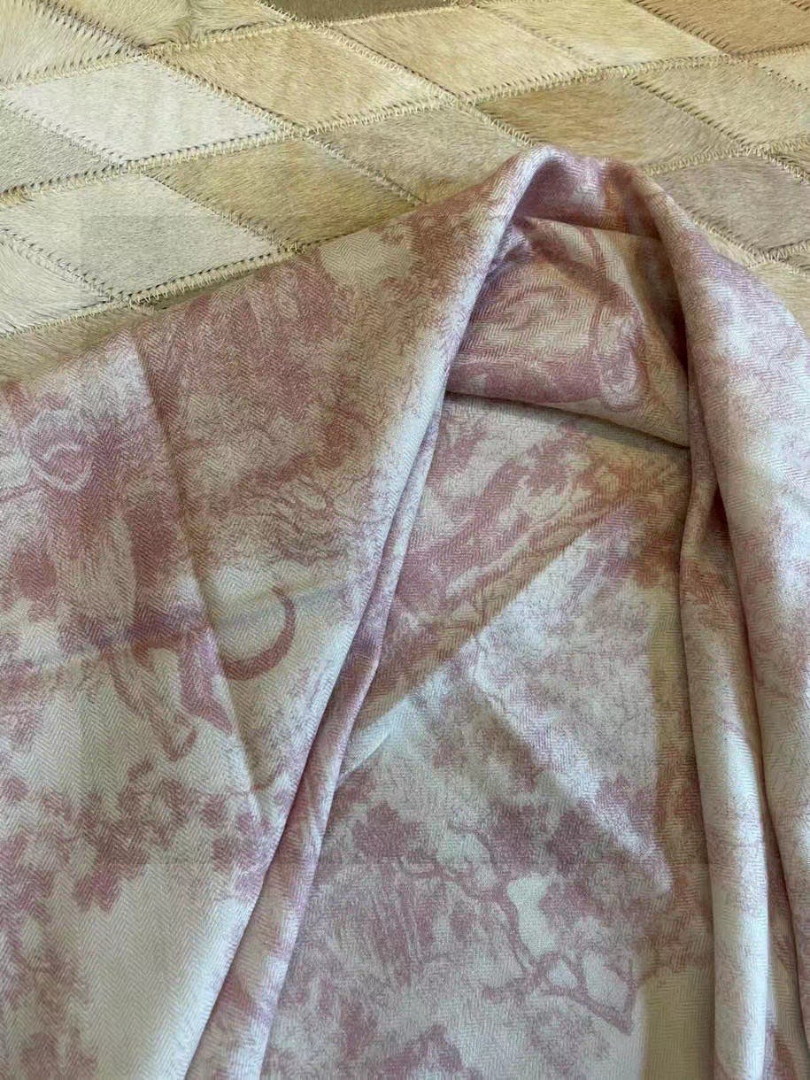 DIOR SCARF 110 CM IN COTTON-SILK FABRIC 730607
