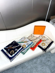 HERMES 25S SCARF 135 IN CASHMERE SILK 737309