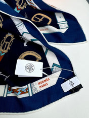 HERMES 25S SCARF 135 IN CASHMERE SILK 737309