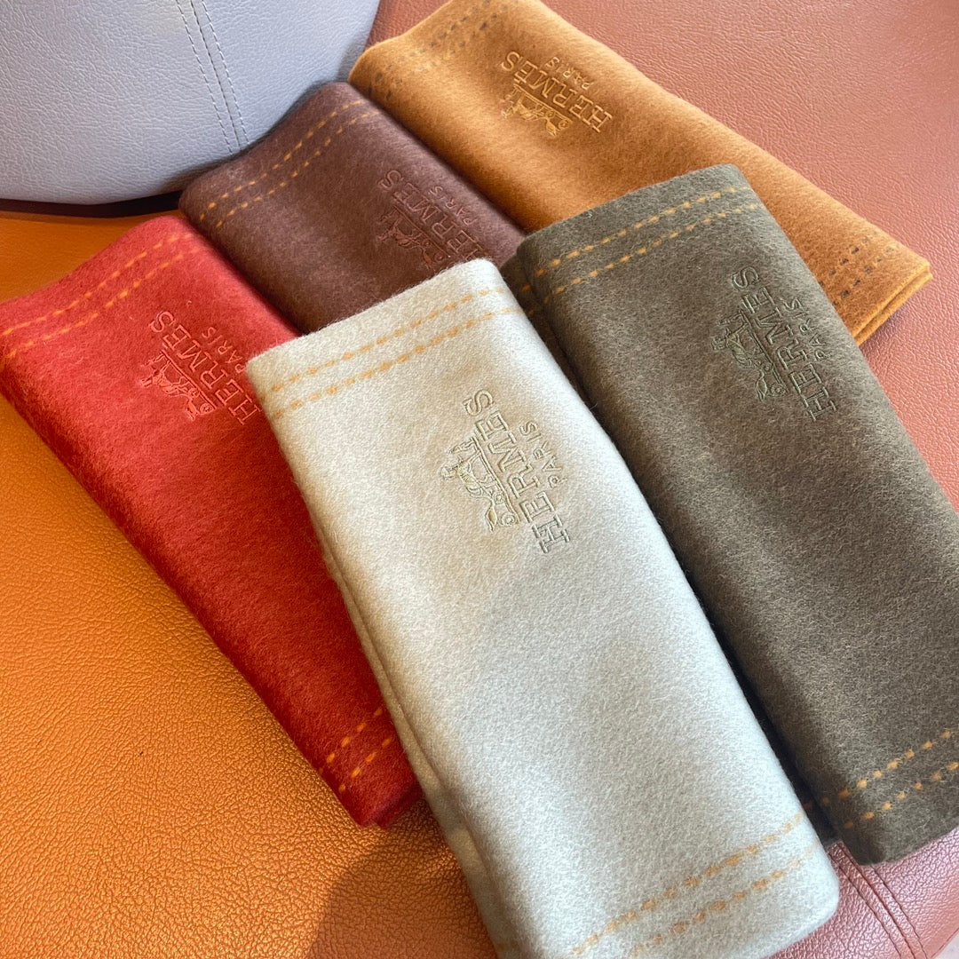 SCARF 180CM CHOCOLATE BROWN CASHMERE