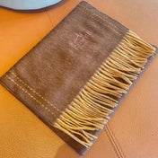 SCARF 180CM CHOCOLATE BROWN CASHMERE