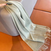 UNIE BRODEE GM MUFFLER IN PASTEL GREY CASHMERE