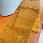 UNIE BRODEE GM MUFFLER IN COPPER BROWN CASHMERE