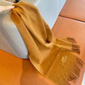 UNIE BRODEE GM MUFFLER IN COPPER BROWN CASHMERE