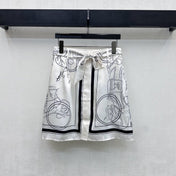 HERMES 26S SILK MIDI SKIRT 583