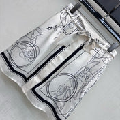 HERMES 26S SILK MIDI SKIRT 583